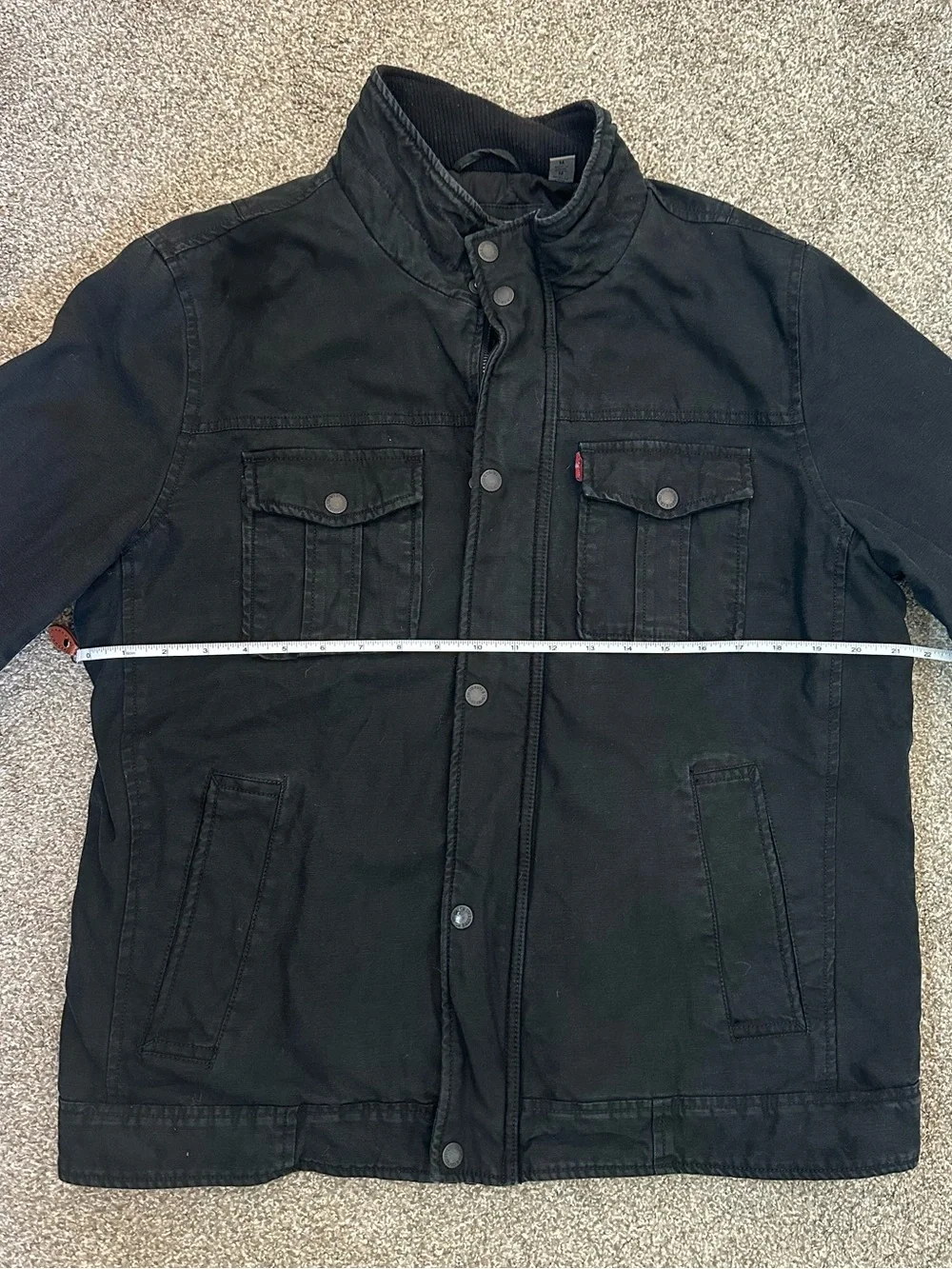 Levi’s Men’s Snap Chest Pocket Jacket Cotton Twill Size M Military Chore Utility